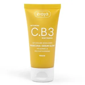 Ziaja Vitamin C.B3 Niacinamide mască-serum strălucire, 50 ml