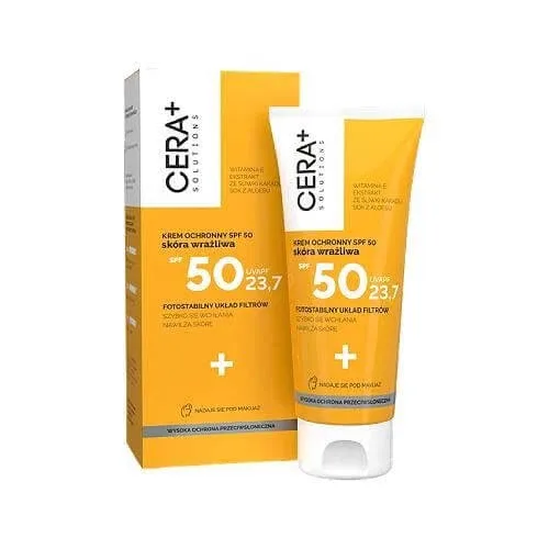 CERA+ Solutions Protective Cream SPF50 piele sensibilă, 50ml Synoptis — preț și oferte