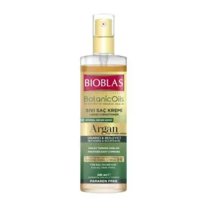 BIOBLAS Botanic Oils Argan balsam lichid regenerant pentru îngrijirea părului, 200ml
