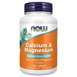 NOW Calciu și magneziu -100 comprimate