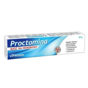Proctomina Unguent pentru hemoroizi, 20 g