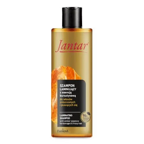FARMONA JANTAR Șampon laminant cu esență de chihlimbar pentru părul deteriorat și creț, 300ml — preț și oferte