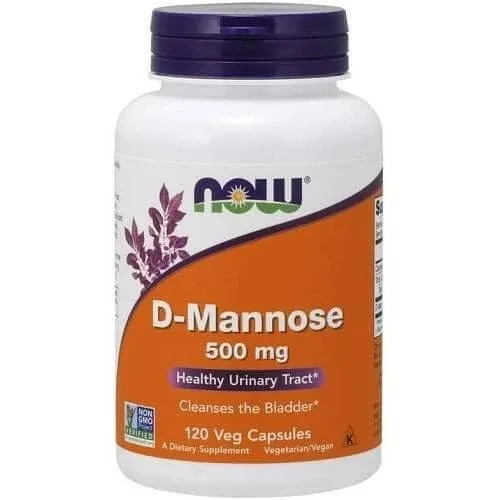 Now Foods D-Manoză 500 mg capsule 120 capsule — preț și oferte