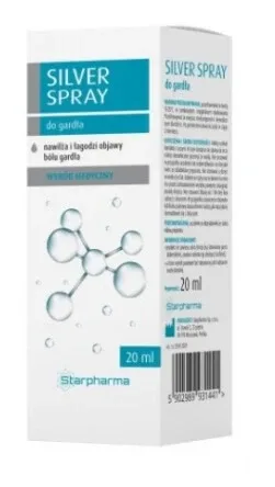 Spray argintiu, 20 ml - Durată lungă de depozitare! — preț și oferte