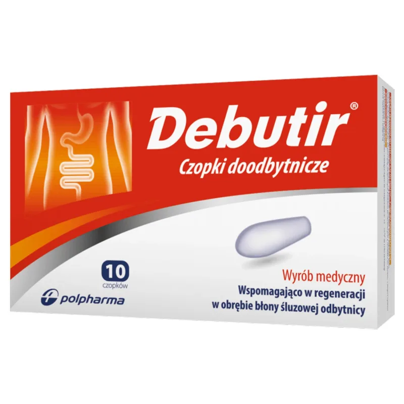 Debutir, supozitoare rectale, 10 bucăți — preț și oferte