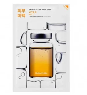 Holika Holika Skin Rescuer Mask Sheet Vita C Brightening Mask cu vitamina C