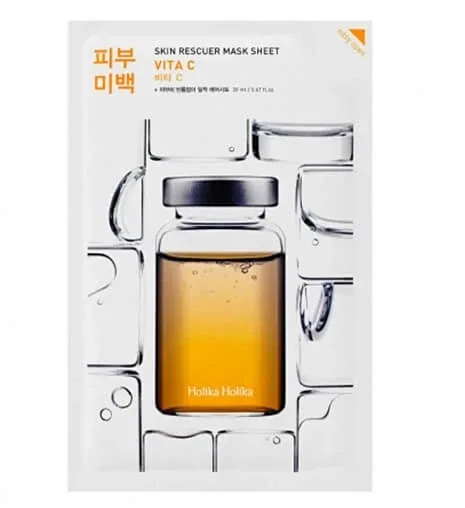 Holika Holika Skin Rescuer Mask Sheet Vita C Brightening Mask cu vitamina C — preț și oferte