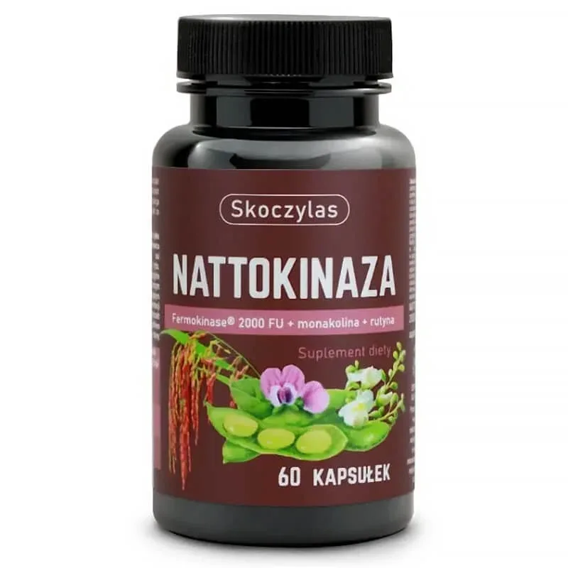 Skoczylas Nattokinase Fermokinase® 2000 FU + monacolin + rutin, 60 capsule — preț și oferte
