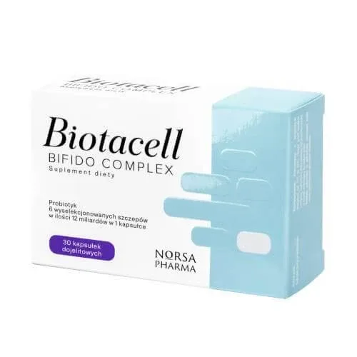 Biotacell Bifido Complex, 30 capsule Norsa Pharma — preț și oferte