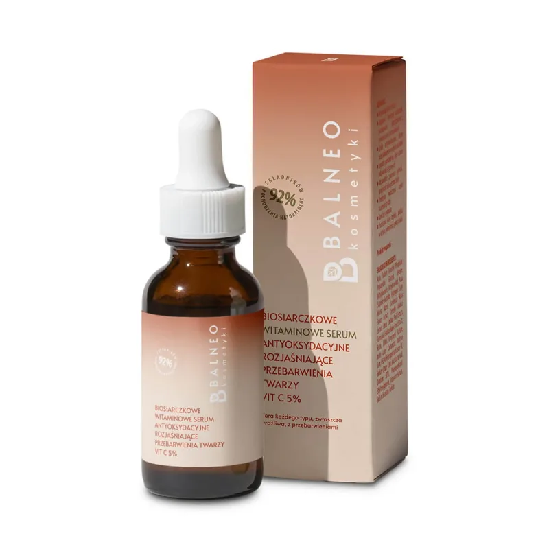 Balneokosmetics, ser antioxidant cu vitamine biosulfidice pentru iluminarea pre-pigmentării, 30 ml — preț și oferte