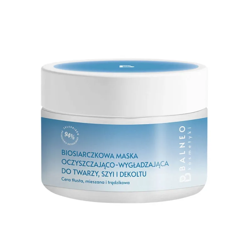 Balneokosmetics, mască de curățare și netezire cu biosulfură pentru față, gât și decolteu, 150 ml — preț și oferte