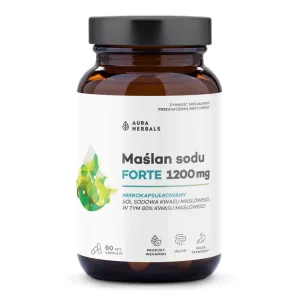 Aura Herbals butirat de sodiu Forte 1200 mg, 60 capsule
