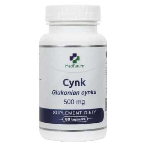 MedFuture Zinc Gluconat 500mg, 60 capsule — preț și oferte