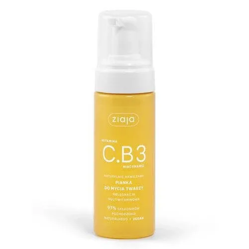 Ziaja Vitamin C.B3 Niacinamide spumă de spălare a feței, 150 ml — preț și oferte