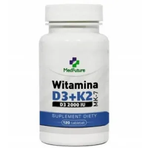 MedFuture Vitamina D3 + K2 MK-7 2000IU, 120tabl.