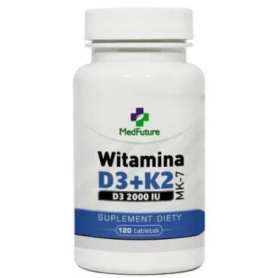 MedFuture Vitamina D3 + K2 MK-7 2000IU, 120tabl. — preț și oferte