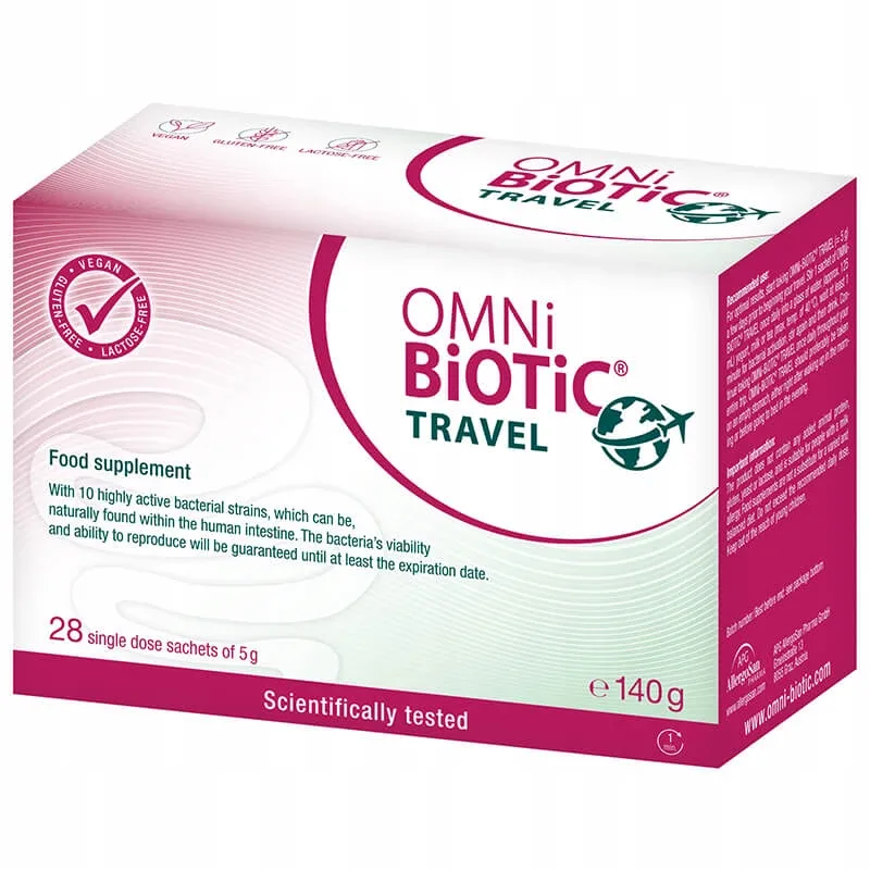 OmniBiotic Travel pulbere, 28 pliculețe x 5 g, Institut AllergoSan  — preț și oferte