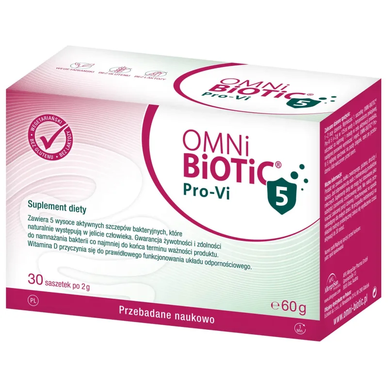 OmniBiotic Pro-Vi 5, pulbere, 2 g x 30 pliculețe — preț și oferte