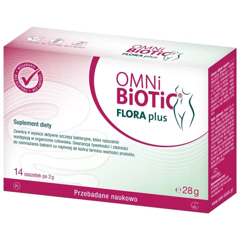 OmniBiotic Flora Plus, pulbere, 2 g x 14 pliculețe — preț și oferte