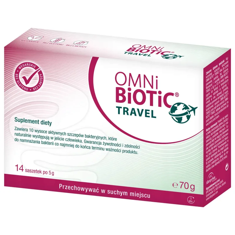 OmniBiotic Travel, pulbere, 5 g x 14 pliculețe — preț și oferte