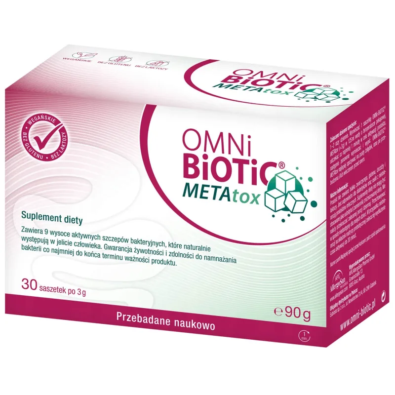 OmniBiotic METAtox, pulbere, 3 g x 30 plicuri — preț și oferte
