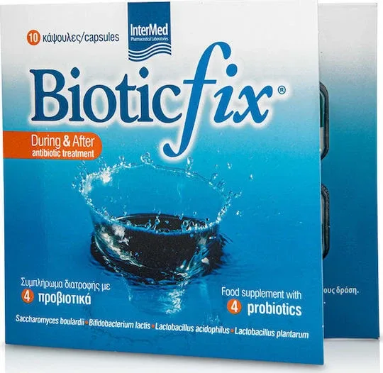 InterMed Bioticfix During & After Probiotice 10 capace — preț și oferte