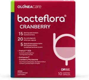 Olonea Bacteflora Cranberry Probiotice 10 capsule veget