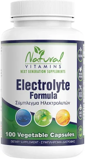 Natural Vitamins Electrolyte Formula Natural - Natural 100 capsule veget — preț și oferte