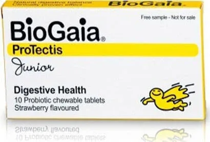 BioGaia ProTectis Junior Probiotice pentru Copii 10 tablete masticabile Căpșună — preț și oferte