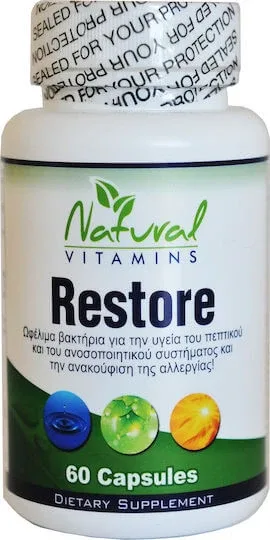 Natural Vitamins Restore Probiotice 60 capace — preț și oferte