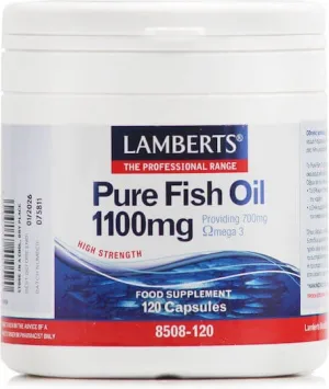 Lamberts Pure Fish Oil Ulei de pește 1100mg 120 capace