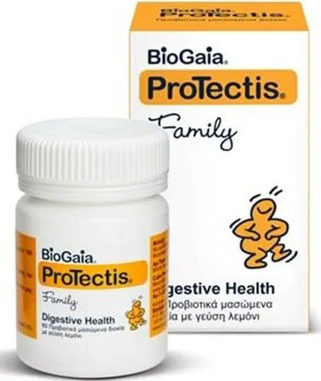 BioGaia Protectis Family Probiotice 60 tablete masticabile Lămâie — preț și oferte