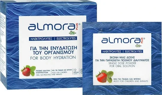 almora PLUS® Electroliți pentru hidratarea organismului Căpșună 12 pliculețe — preț și oferte