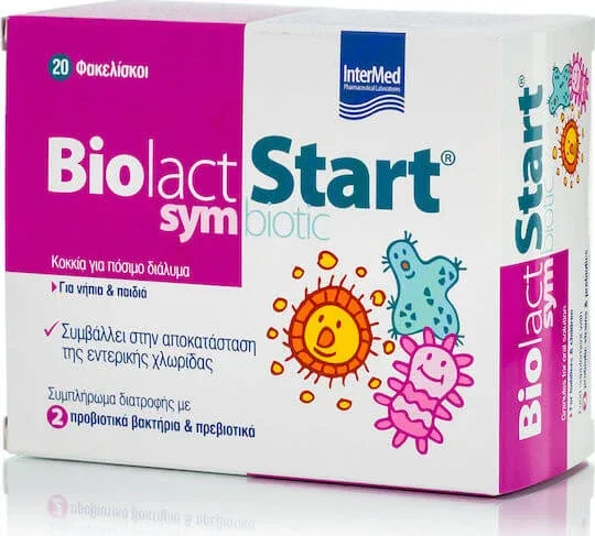 InterMed Biolact Start Symbiotic Probiotice pentru Copii și Bebeluși 20 pliculețe — preț și oferte
