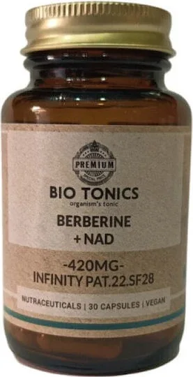 Bio Tonics Berberine + NAD 420mg 30 capsule veget — preț și oferte