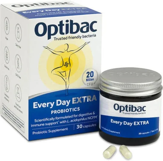 OptiBac Pentru Fiecare Zi Extra Strength Probiotice 30 capace — preț și oferte