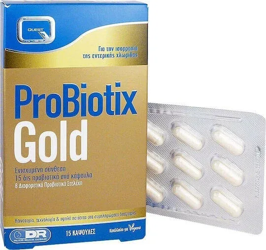 Quest Probiotix Gold Probiotice 15 capace — preț și oferte