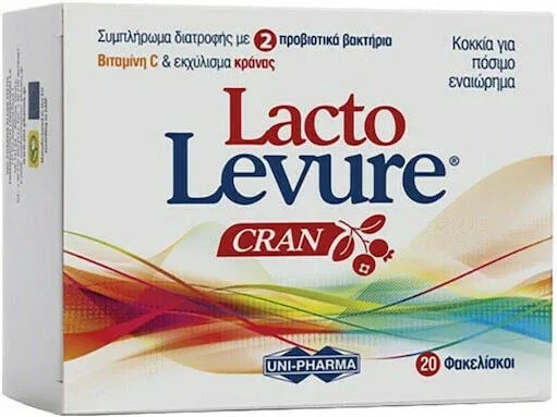 UNI-PHARMA Lacto Levure Cran Probiotice 20 pliculețe — preț și oferte