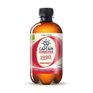 Bautura Bio Kombucha fara zahar Rodie, 400 ml, The GUTsy Captain