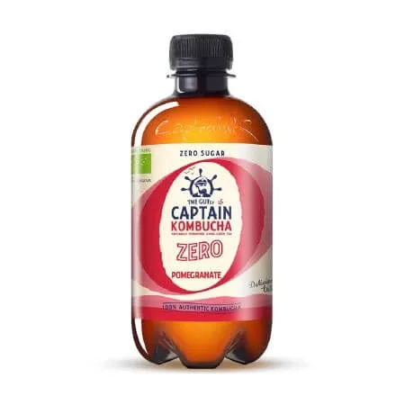 Bautura Bio Kombucha fara zahar Rodie, 400 ml, The GUTsy Captain — preț și oferte