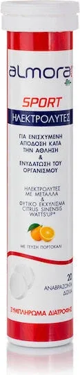 almora PLUS® SPORT Electroliți pentru Performanță Sporită în Sport și Hidratare Portocaliu 20 file de ef — preț și oferte
