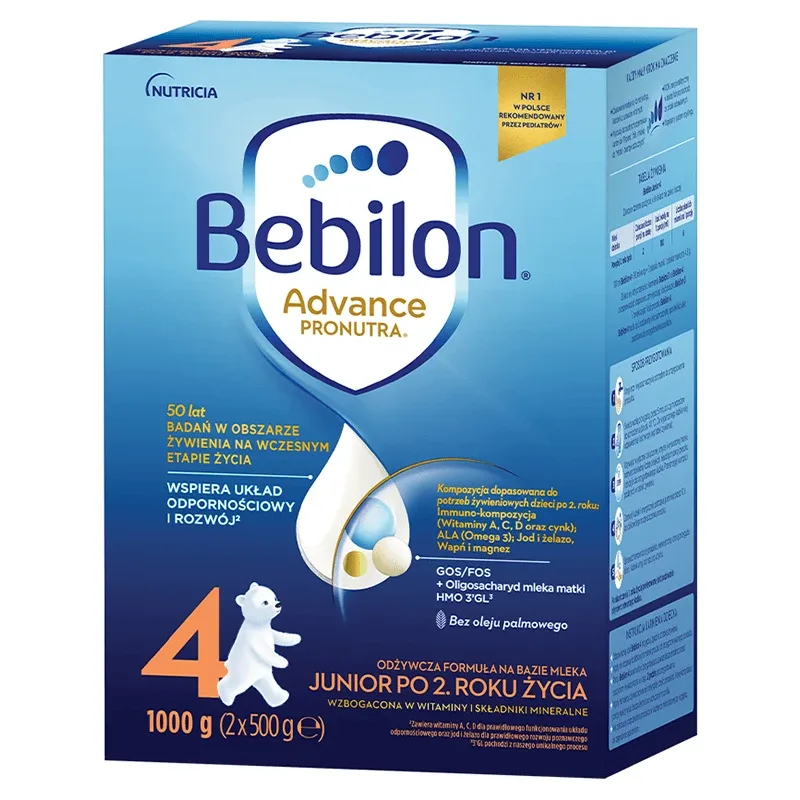 Bebilon Advance Pronutra 4 Junior, formulă nutritivă pe bază de lapte, după 2 ani, 1000 g — preț și oferte