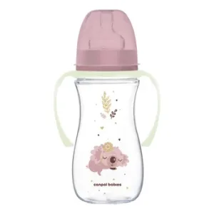 Biberon anti-colici cu gat larg Sleepy Koala, 300 ml – Canpol Babies