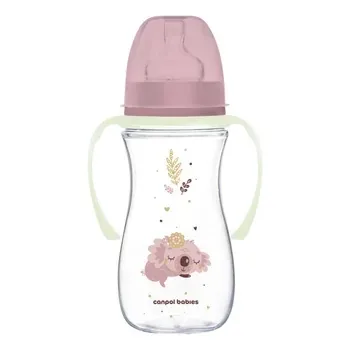Biberon anti-colici cu gat larg Sleepy Koala, 300 ml – Canpol Babies — preț și oferte