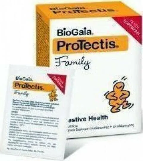 BioGaia Protectis Family Probiotice pentru Adulți și Copii 7 pliculețe Portocaliu — preț și oferte