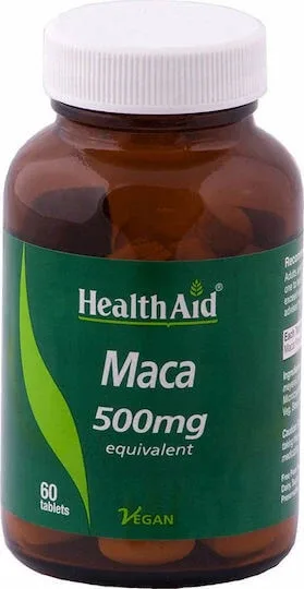 Health Aid Maca 500mg 60 x 1 capsule