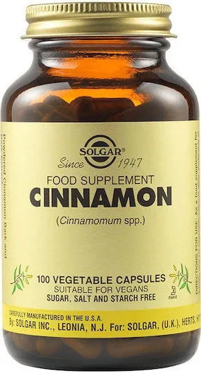 Solgar Full Potency Herbs Cinnamon 100 capsule veget