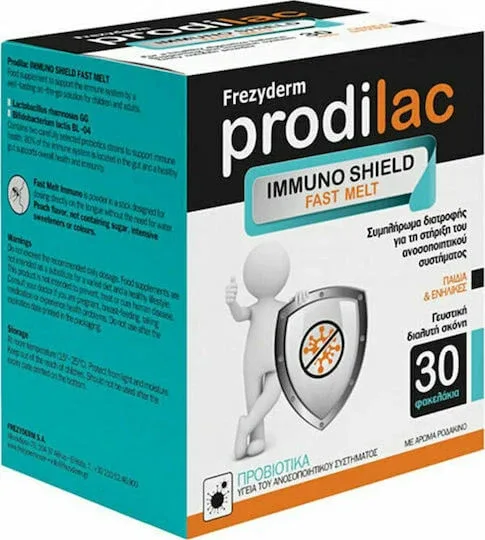 Frezyderm Prodilac Immuno Shield Fast Melt Probiotice pentru Adulți și Copii 30 pliculețe Piersică — preț și oferte
