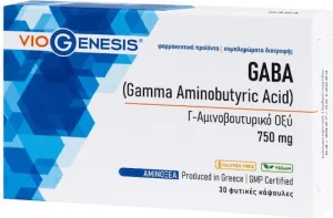 Viogenesis GABA 750mg 30 Capsule din plante medicinale