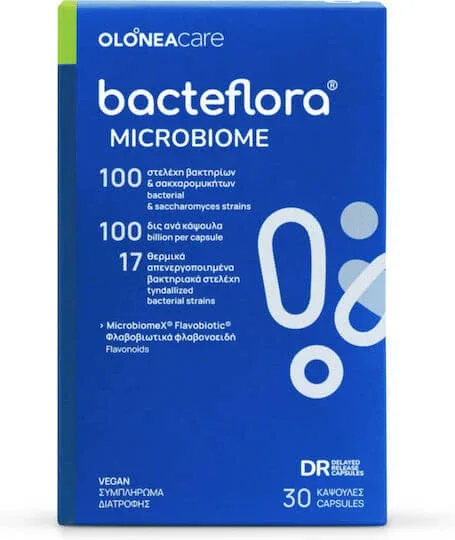 Olonea Bacteflora Microbiome Probiotice 30 capsule veget — preț și oferte